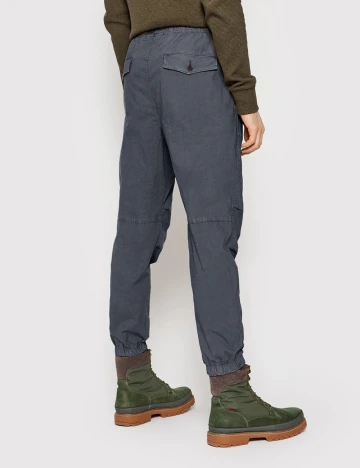 Pantaloni American Eagle, gri petrol