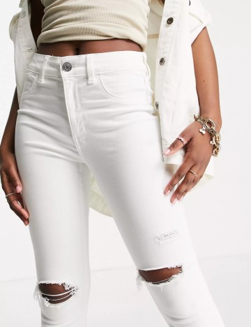 Blugi American Eagle, alb