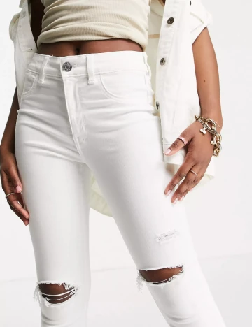 Blugi American Eagle, alb