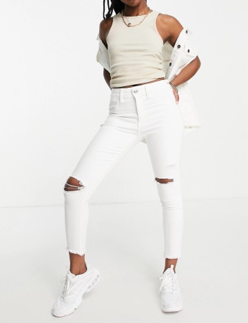 
						Blugi American Eagle, alb
