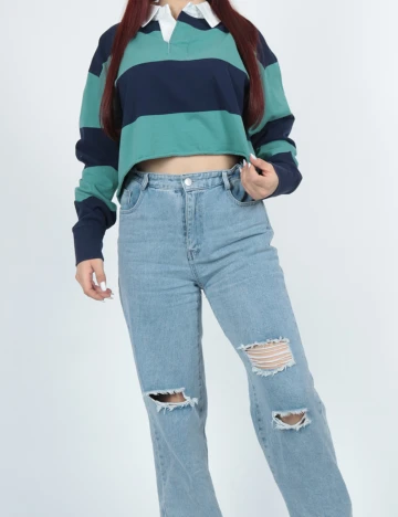 Top American Eagle, verde/bleumarin