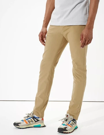 Pantaloni American Eagle, crem