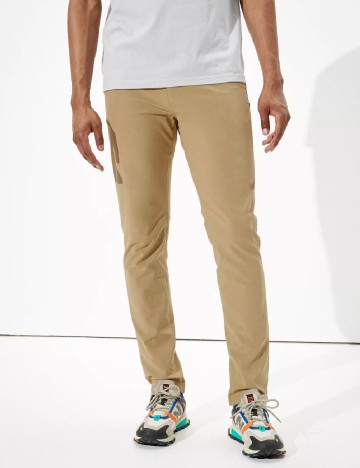 
						Pantaloni American Eagle, crem