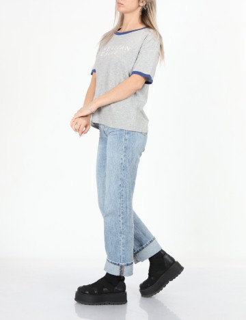 Tricou American Eagle, gri