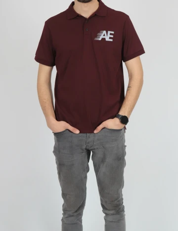 Tricou American Eagle, visiniu Rosu