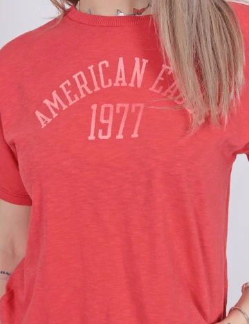 Tricou American Eagle, rosu