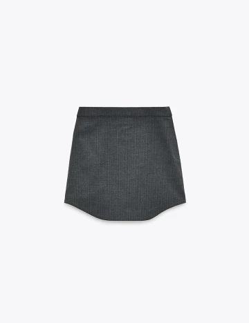 Fusta Zara, gri, M Gri
