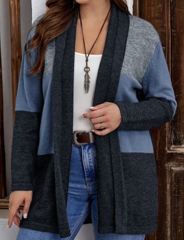 Cardigan Emery Rose Curve, gri