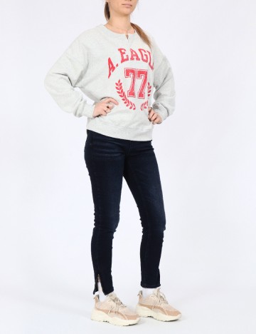 Bluza Oversize American Eagle, gri