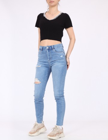 Blugi American Eagle, bleu