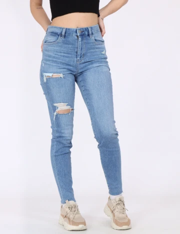 Blugi American Eagle, bleu