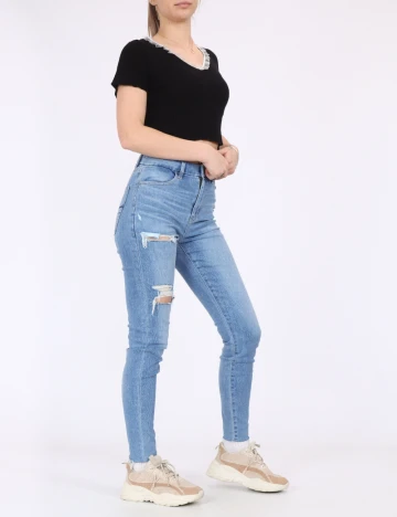 Blugi American Eagle, bleu