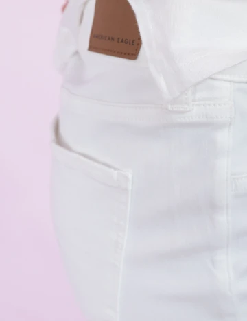 Blugi American Eagle, alb