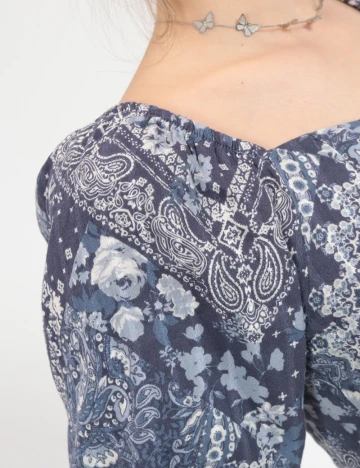 Top American Eagle, albastru Albastru