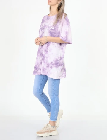 Tricou Oversize American Eagle, mov Mov