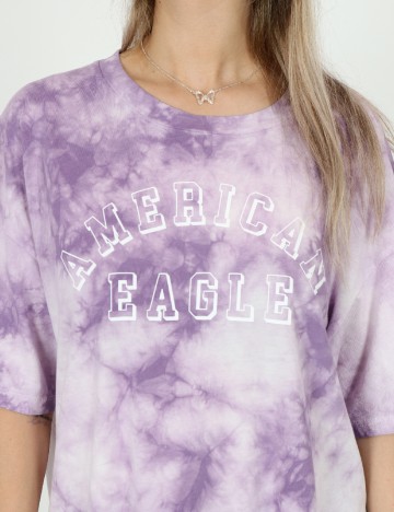 Tricou Oversize American Eagle, mov