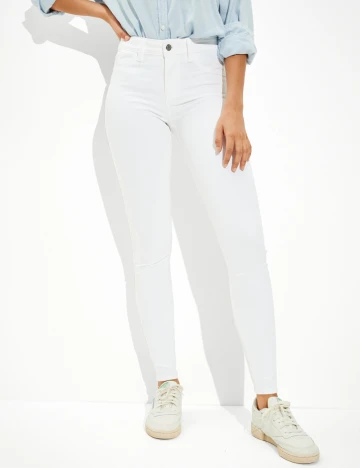 Blugi American Eagle, alb