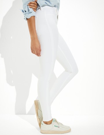 Blugi American Eagle, alb