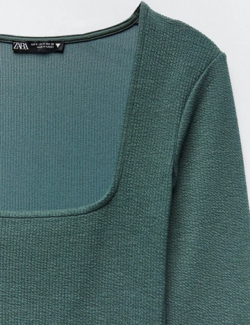 Rochie Zara, verde inchis,S Verde