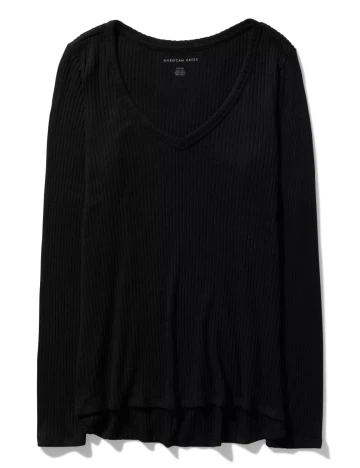 Bluza American Eagle, negru Negru