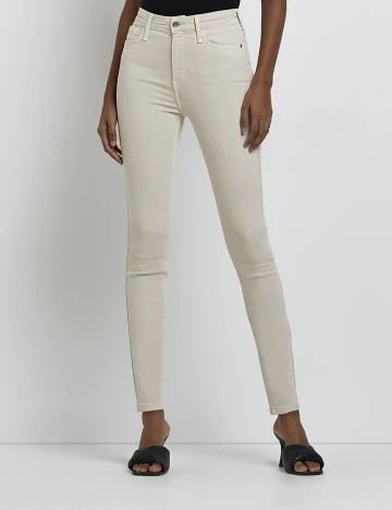 Blugi River Island, ecru