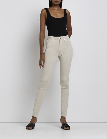 Blugi River Island, ecru