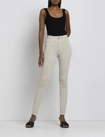 Blugi River Island, ecru