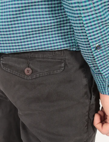 Pantaloni American Eagle, gri inchis
