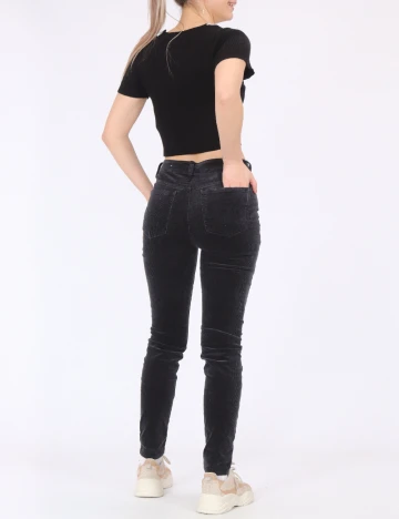 Pantaloni American Eagle, gri inchis