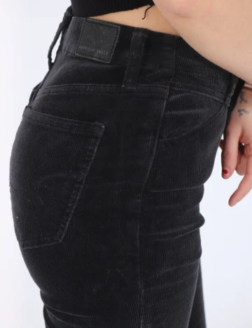 Pantaloni American Eagle, gri inchis