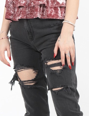 Blugi American Eagle, gri inchis