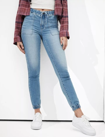 Pantaloni American Eagle, albastru