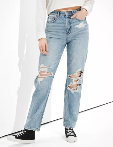 Blugi American Eagle, bleu
