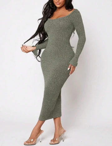 Rochie lunga SHEIN, verde