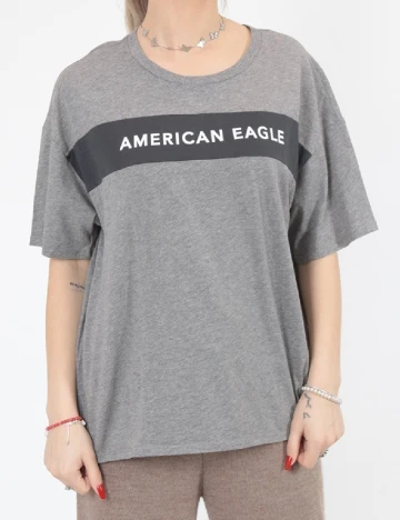Tricou American Eagle, gri Gri