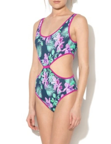 Costum de baie Guess, floral Floral print