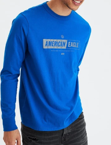 Bluza American Eagle, albastru Albastru