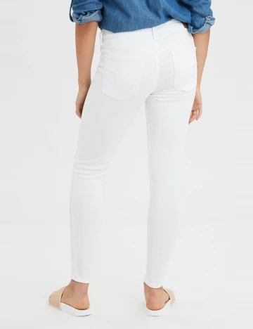 Blugi American Eagle, alb