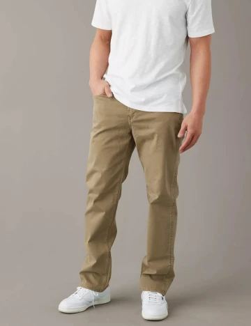 Pantaloni American Eagle, crem