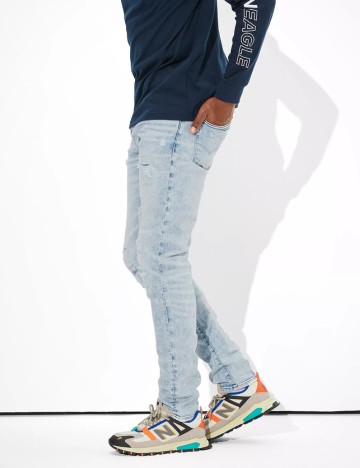 Blugi American Eagle, bleu