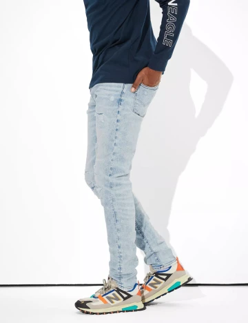 Blugi American Eagle, bleu