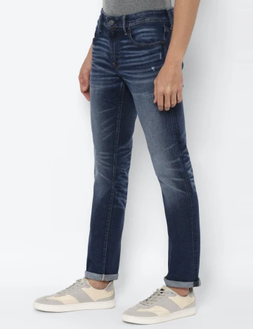Blugi American Eagle, bleumarin
