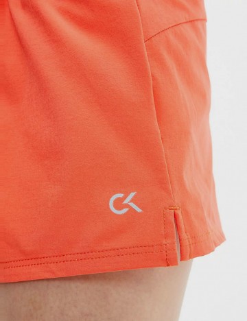 Pantaloni scurti Calvin Klein, portocaliu