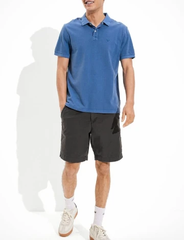 Pantaloni scurti American Eagle, gri inchis