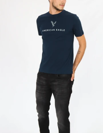 Tricou American Eagle, bleumarin Albastru