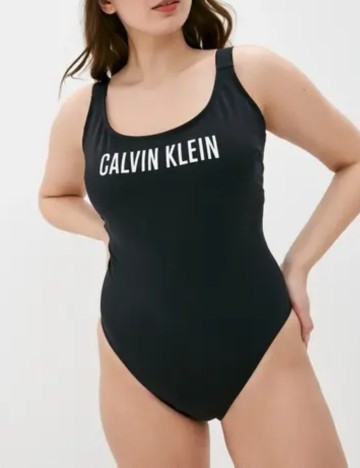 
						Costum de baie Calvin Klein, negru