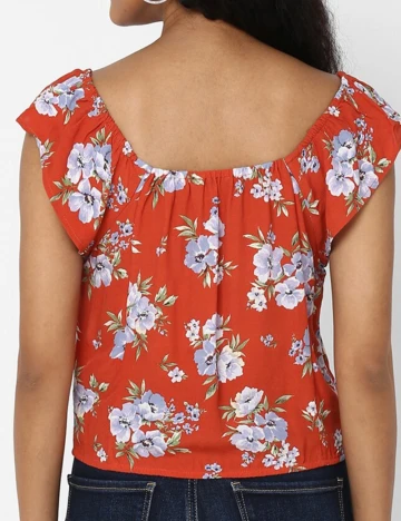 Bluza American Eagle, rosu Rosu