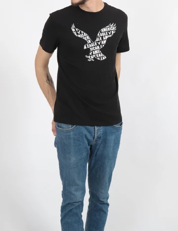 Tricou American Eagle, negru