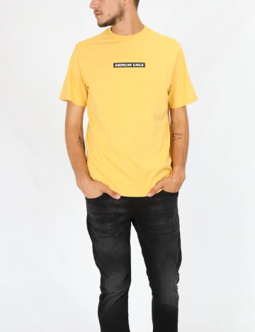 Tricou American Eagle, galben Galben