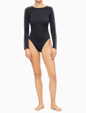 
						Costum de baie Calvin Klein, negru